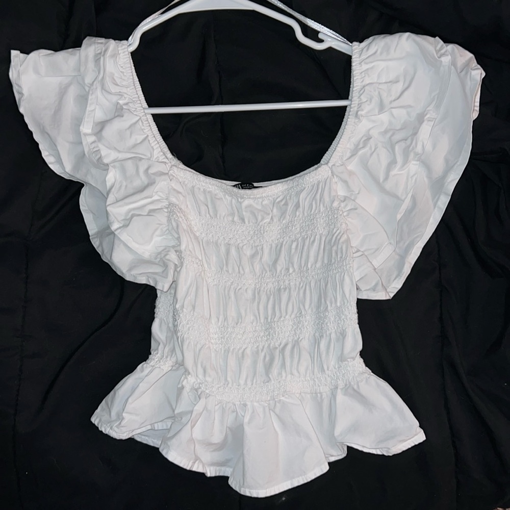 Zara Ruffle Blouse/Top